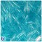 BeadTin Light Turquoise Transparent 19mm Spaghetti Plastic Craft Beads (150pcs)